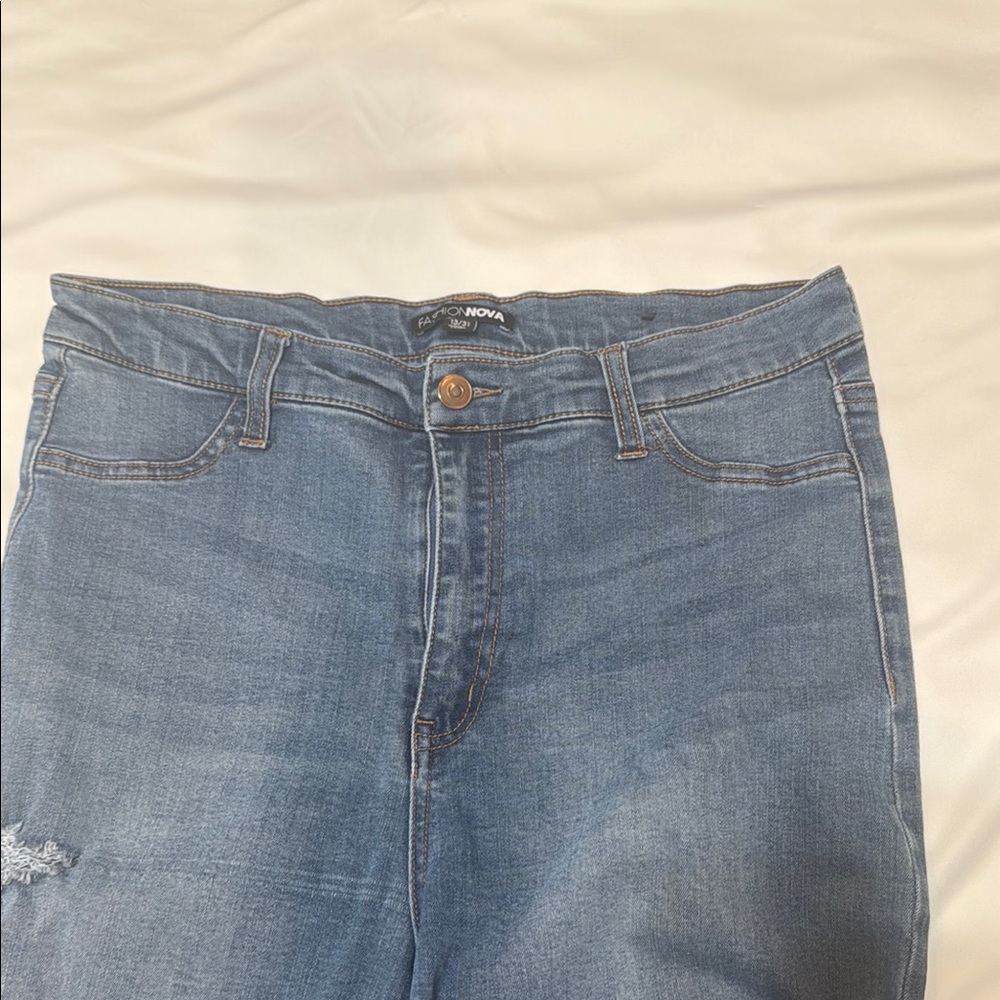 Fashion Nova High Rise Denim Jeans